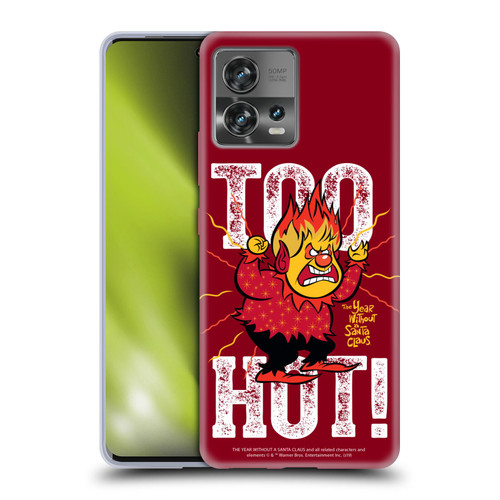 The Year Without A Santa Claus Character Art Too Hot Soft Gel Case for Motorola Moto Edge 30 Fusion