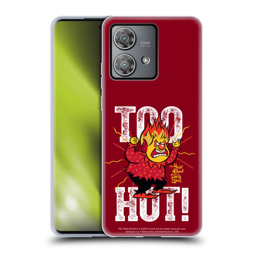 The Year Without A Santa Claus Character Art Too Hot Soft Gel Case for Motorola Edge 40 Neo 5G