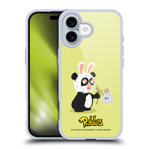 Rabbids Costumes Panda Soft Gel Case for Apple iPhone 16