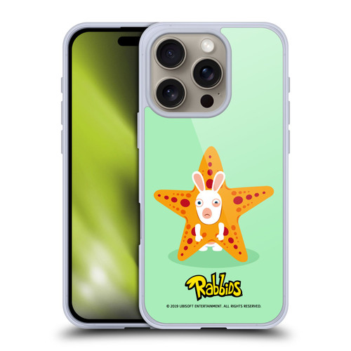 Rabbids Costumes Starfish Soft Gel Case for Apple iPhone 16 Pro
