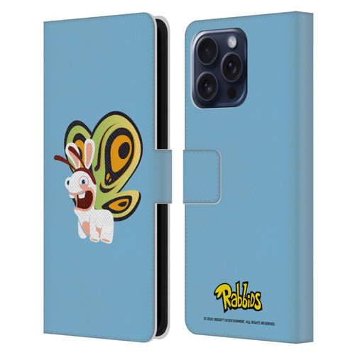 Rabbids Costumes Butterfly Leather Book Wallet Case Cover For Apple iPhone 16 Pro Max