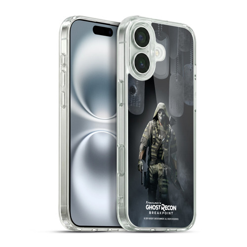 Tom Clancy's Ghost Recon Breakpoint Character Art Walker Poster Soft Gel Case for Apple iPhone 16 Plus & MagSafe