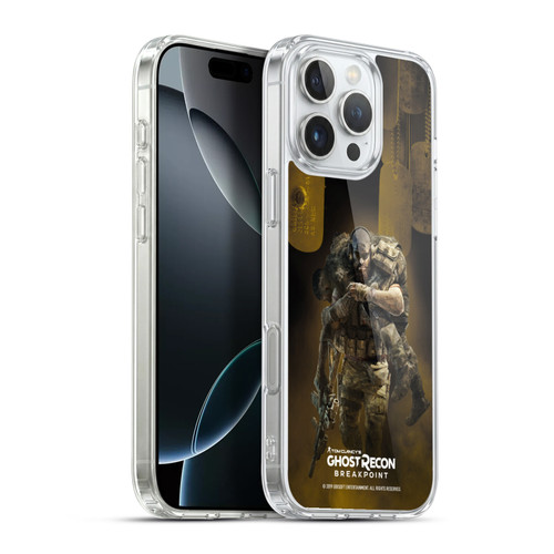 Tom Clancy's Ghost Recon Breakpoint Character Art Poster Soft Gel Case for Apple iPhone 16 Pro Max & MagSafe