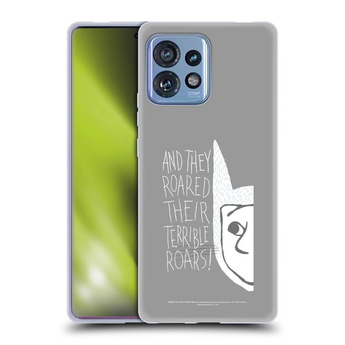 Where the Wild Things Are Literary Graphics Terrible Roars Soft Gel Case for Motorola Moto Edge 40 Pro