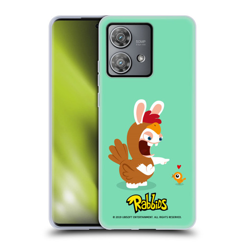 Rabbids Costumes Chicken Soft Gel Case for Motorola Edge 40 Neo 5G