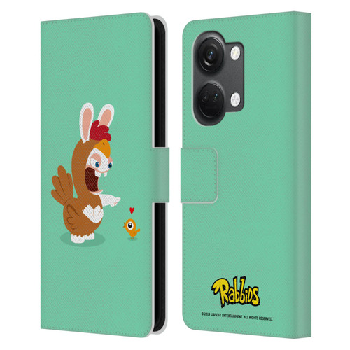Rabbids Costumes Chicken Leather Book Wallet Case Cover For OnePlus Nord 3 5G