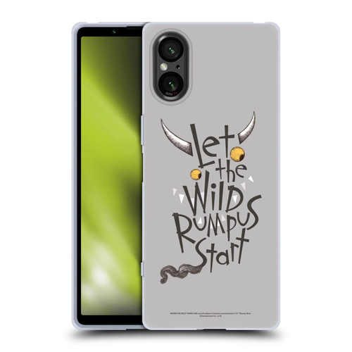 Where the Wild Things Are Literary Graphics Rumpus Soft Gel Case for Sony Xperia 5 V 5G