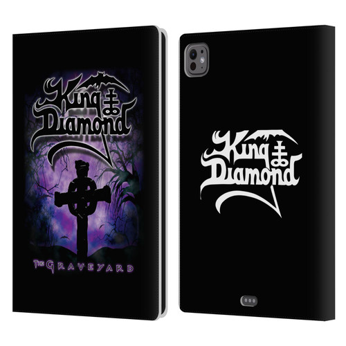 King Diamond Poster Graveyard Album Leather Book Wallet Case Cover For Apple iPad Pro 11 M4 2024
