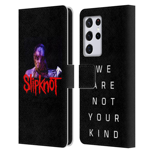 Slipknot We Are Not Your Kind Unsainted Leather Book Wallet Case Cover For Samsung Galaxy S21 Ultra 5G