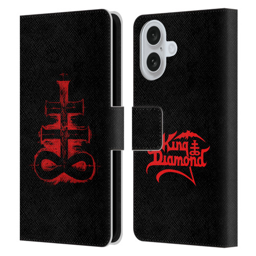 King Diamond Poster Fatal Portrait Leather Book Wallet Case Cover For Apple iPhone 16