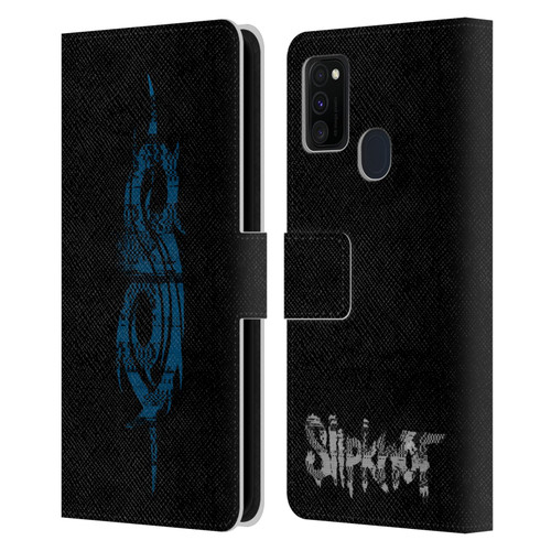 Slipknot We Are Not Your Kind Glitch Logo Leather Book Wallet Case Cover For Samsung Galaxy M30s (2019)/M21 (2020)