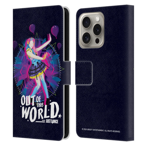 Just Dance Artwork Compositions Out Of This World Leather Book Wallet Case Cover For Apple iPhone 16 Pro