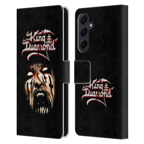 King Diamond Poster Puppet Master Face Leather Book Wallet Case Cover For Samsung Galaxy A55 5G