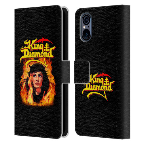 King Diamond Poster Fatal Portrait 2 Leather Book Wallet Case Cover For Sony Xperia 5 V 5G