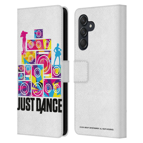 Just Dance Artwork Compositions Silhouette 4 Leather Book Wallet Case Cover For Samsung Galaxy M55 5G