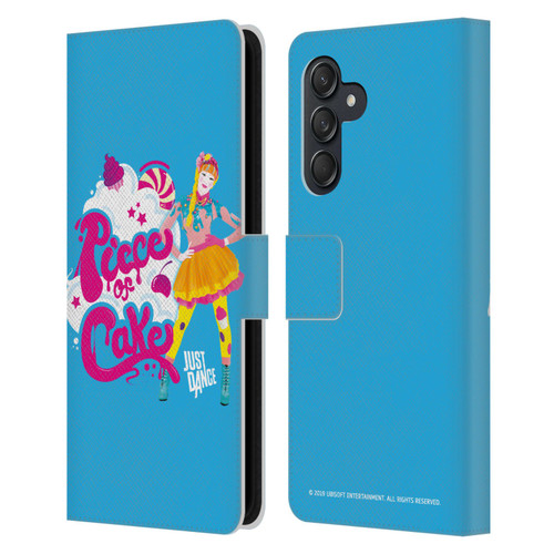 Just Dance Artwork Compositions Piece Of Cake Leather Book Wallet Case Cover For Samsung Galaxy M55 5G