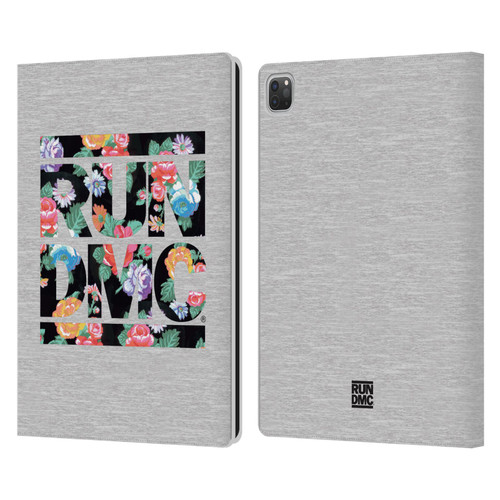 Run-D.M.C. Key Art Floral Leather Book Wallet Case Cover For Apple iPad Pro 13 M4 2024