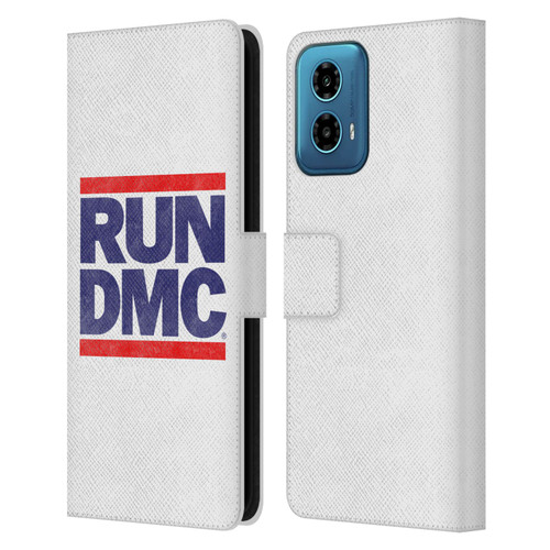 Run-D.M.C. Key Art Silhouette USA Leather Book Wallet Case Cover For Motorola Moto G34 5G