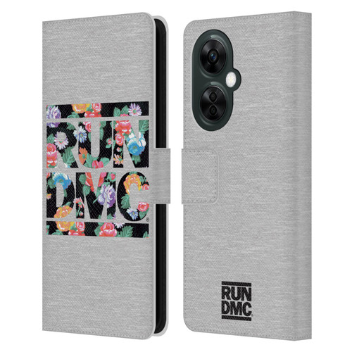 Run-D.M.C. Key Art Floral Leather Book Wallet Case Cover For OnePlus Nord CE 3 Lite 5G