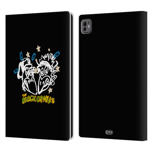The Black Crowes Graphics Heads Leather Book Wallet Case Cover For Apple iPad Pro 11 M4 2024