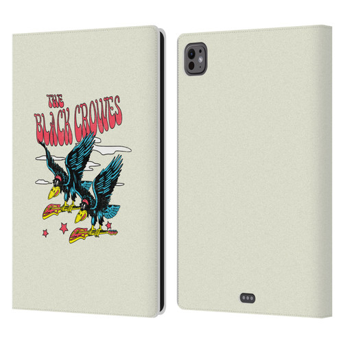 The Black Crowes Graphics Flying Guitars Leather Book Wallet Case Cover For Apple iPad Pro 11 M4 2024