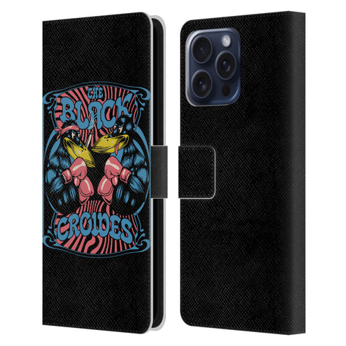 The Black Crowes Graphics Boxing Leather Book Wallet Case Cover For Apple iPhone 16 Pro Max