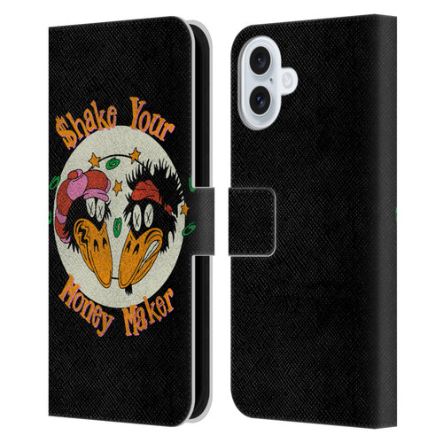 The Black Crowes Graphics Shake Your Money Maker Leather Book Wallet Case Cover For Apple iPhone 16 Plus