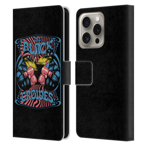 The Black Crowes Graphics Boxing Leather Book Wallet Case Cover For Apple iPhone 16 Pro