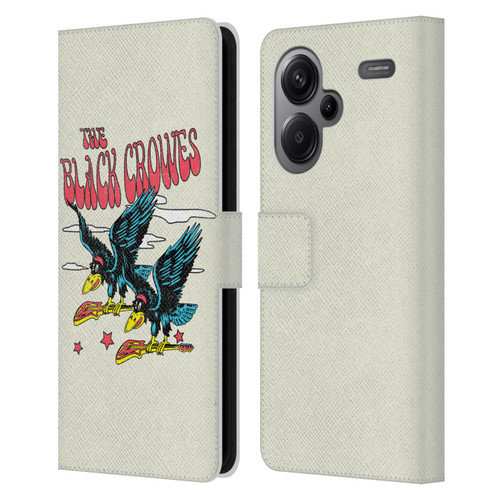 The Black Crowes Graphics Flying Guitars Leather Book Wallet Case Cover For Xiaomi Redmi Note 13 Pro Plus 5G