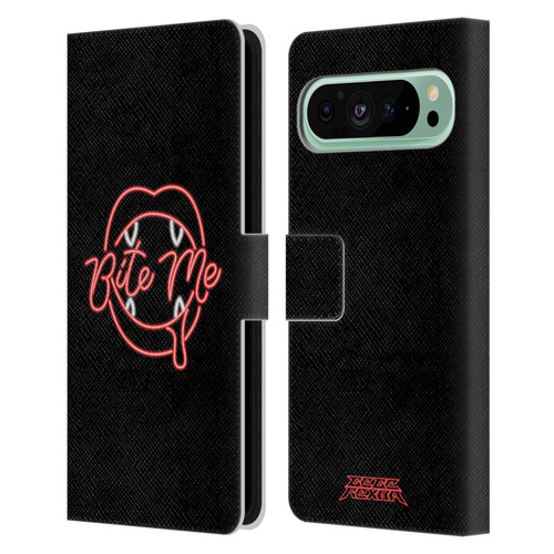 Bebe Rexha Key Art Neon Bite Me Leather Book Wallet Case Cover For Google Pixel 9 Pro XL
