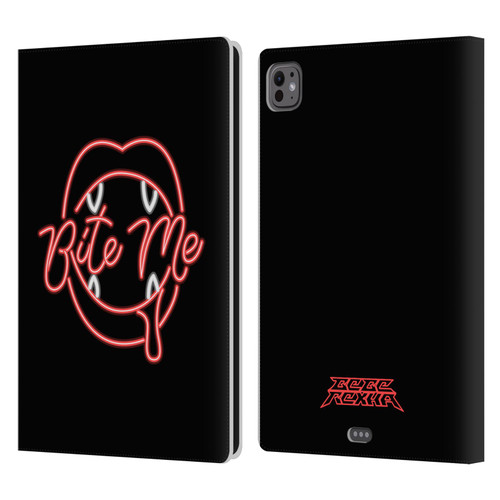 Bebe Rexha Key Art Neon Bite Me Leather Book Wallet Case Cover For Apple iPad Pro 11 M4 2024