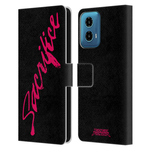 Bebe Rexha Key Art Sacrifice Leather Book Wallet Case Cover For Motorola Moto G34 5G