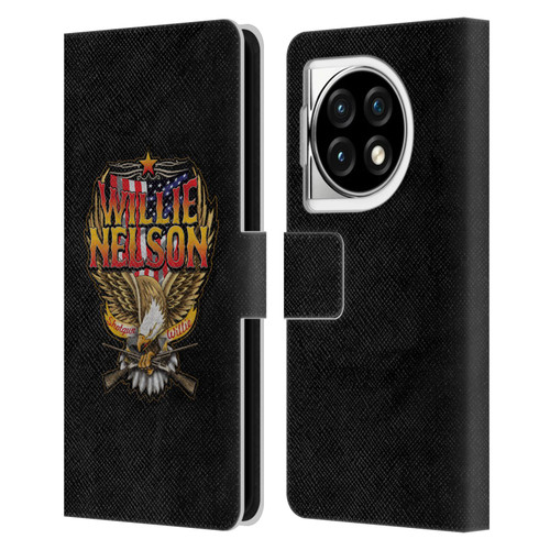 Willie Nelson Grunge Eagle Leather Book Wallet Case Cover For OPPO OnePlus Ace 3 5G