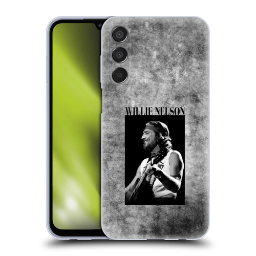Willie Nelson Grunge Black And White Soft Gel Case for Samsung Galaxy M15/F15 5G