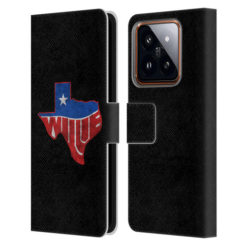 Willie Nelson Grunge Texas Leather Book Wallet Case Cover For Xiaomi 14