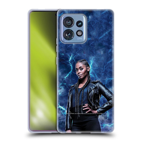 Black Lightning Characters Anissa Pierce Soft Gel Case for Motorola Moto Edge 40 Pro