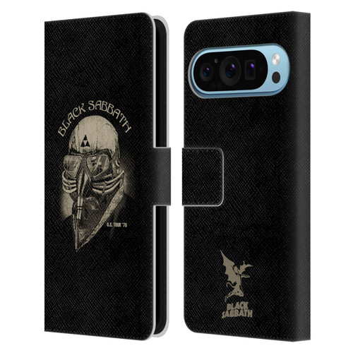 Black Sabbath Key Art US Tour 78 Leather Book Wallet Case Cover For Google Pixel 9 / Pixel 9 Pro