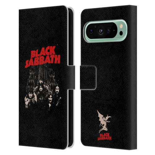 Black Sabbath Key Art Red Logo Leather Book Wallet Case Cover For Google Pixel 9 Pro XL