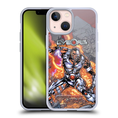 Cyborg DC Comics Fast Fashion Cover Soft Gel Case for Apple iPhone 13 Mini