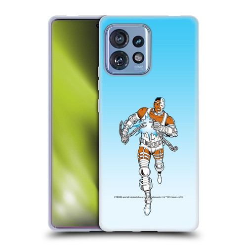 Cyborg DC Comics Fast Fashion Classic 2 Soft Gel Case for Motorola Moto Edge 40 Pro