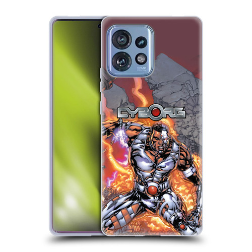 Cyborg DC Comics Fast Fashion Cover Soft Gel Case for Motorola Moto Edge 40 Pro