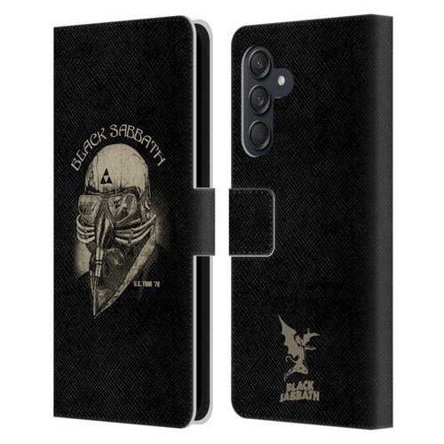Black Sabbath Key Art US Tour 78 Leather Book Wallet Case Cover For Samsung Galaxy M55 5G