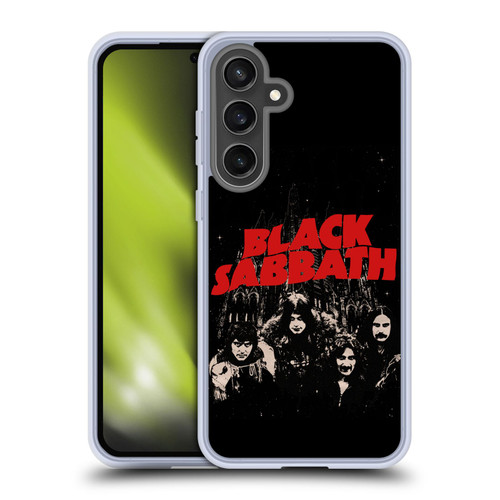 Black Sabbath Key Art Red Logo Soft Gel Case for Samsung Galaxy S24 FE