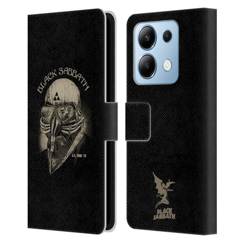 Black Sabbath Key Art US Tour 78 Leather Book Wallet Case Cover For Xiaomi Redmi Note 13/13 Pro 5G