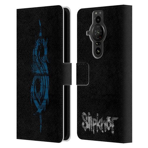 Slipknot We Are Not Your Kind Glitch Logo Leather Book Wallet Case Cover For Sony Xperia Pro-I