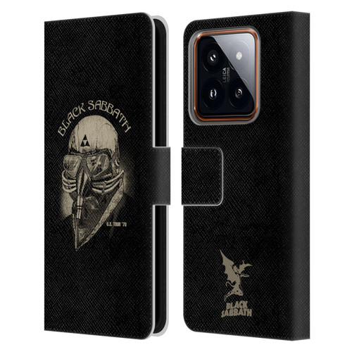 Black Sabbath Key Art US Tour 78 Leather Book Wallet Case Cover For Xiaomi 14