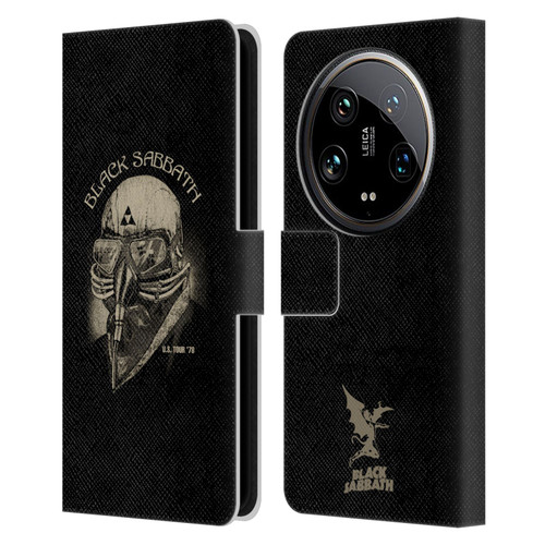 Black Sabbath Key Art US Tour 78 Leather Book Wallet Case Cover For Xiaomi 14 Ultra