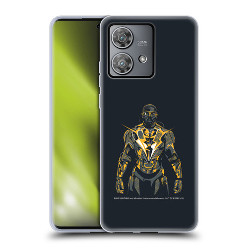 Black Lightning Key Art Black Lightning Soft Gel Case for Motorola Edge 40 Neo 5G