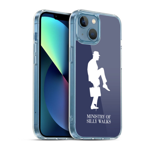 Monty Python Key Art Ministry Of Silly Walks Soft Gel Case for Apple iPhone 13 Mini & MagSafe