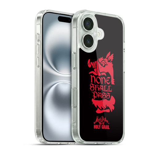 Monty Python Key Art None Shall Pass Soft Gel Case for Apple iPhone 16 & MagSafe